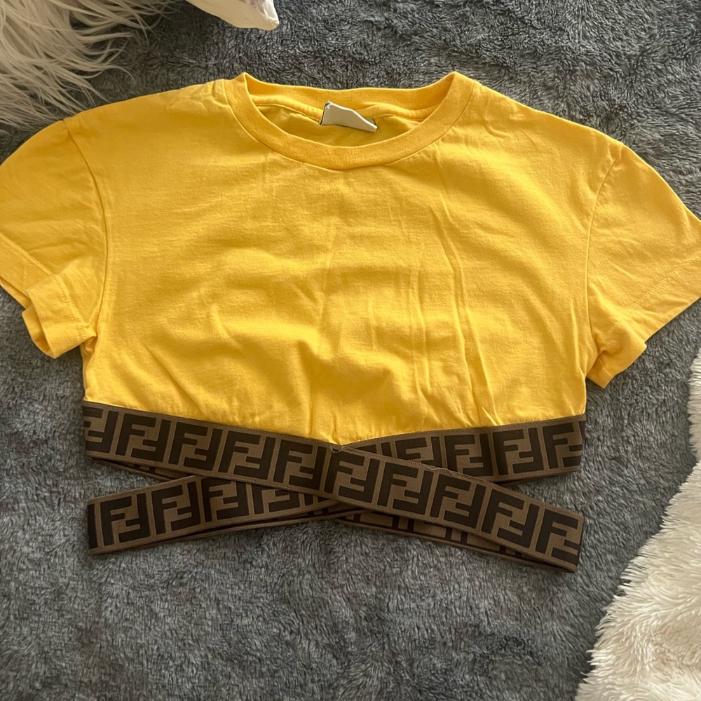 Zucca Fendi printed kids top